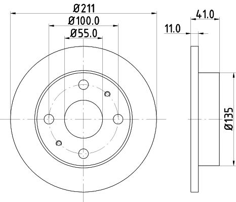 Brake Disc (MDC1471)