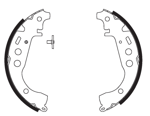 Brake Shoe Set (MFR767)