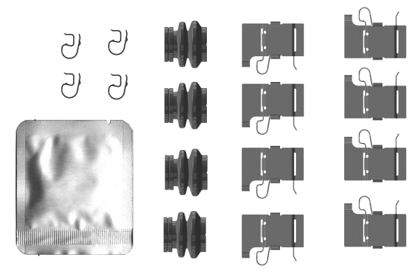 Accessory Kit, disc brake pad (MBA0084)
