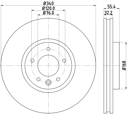 Brake Disc (MDC2261)