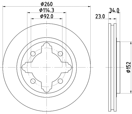Brake Disc (MDC742)