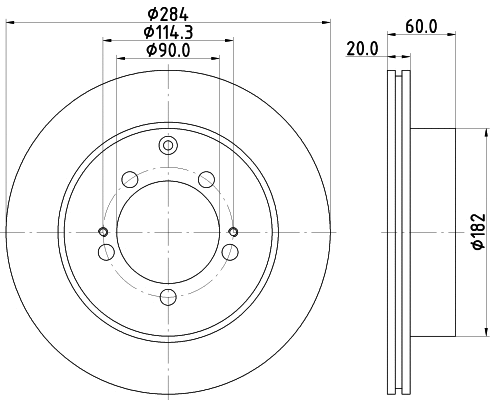 Brake Disc (MDC1416)