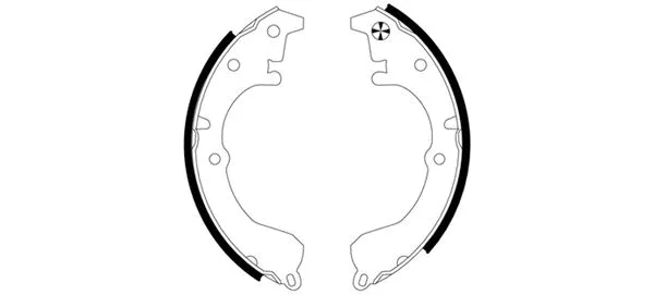 Brake Shoe Set (MFR393)