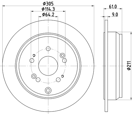 Brake Disc (MDC1842)