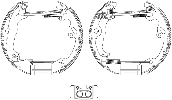 Brake Shoe Set (MSP187)