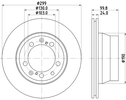 Brake Disc (MDC1355)