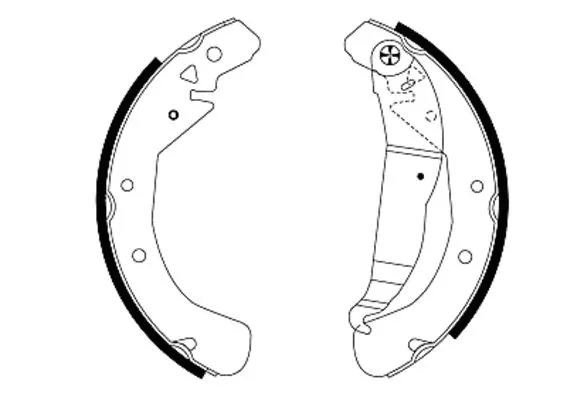 Brake Shoe Set (MFR401)