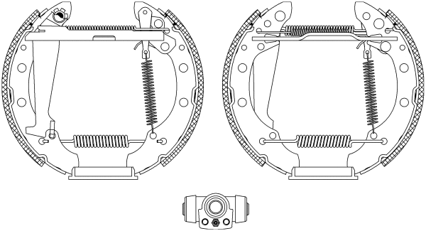 Brake Shoe Set (MSP121)