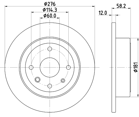 Brake Disc (MDC2135)