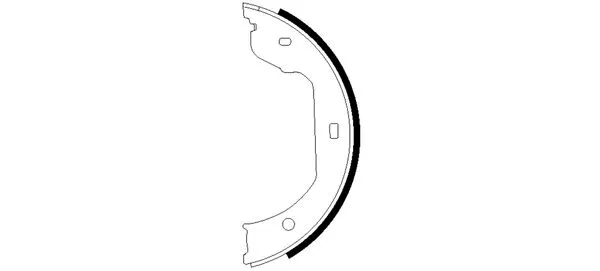 Brake Shoe Set, parking brake (MFR544)