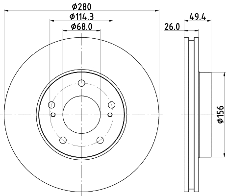 Brake Disc (MDC1947)