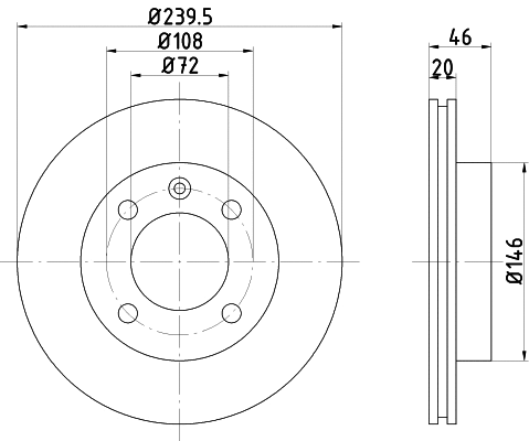 Brake Disc (MDC347)