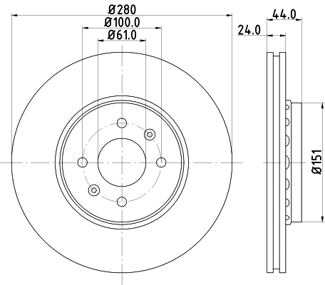 Brake Disc (MDC2515C)