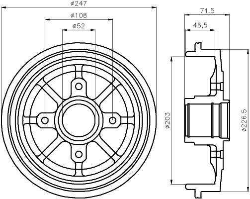Brake Drum (MBD055)