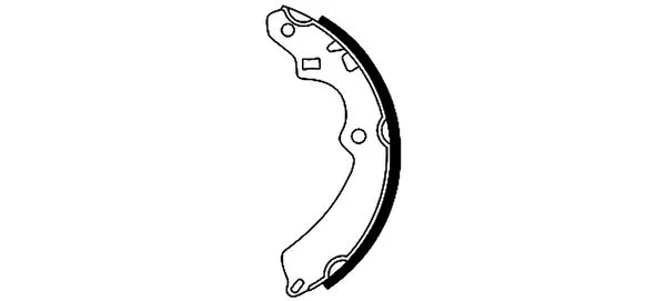 Brake Shoe Set (MFR258)