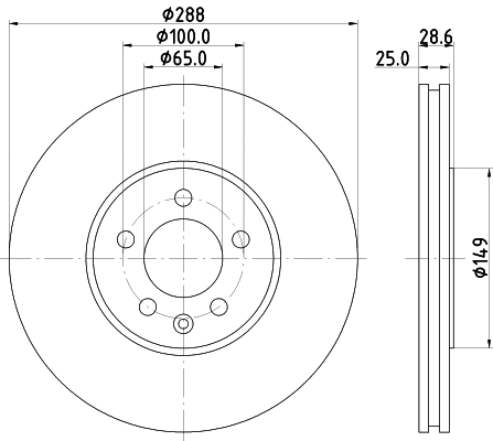 Brake Disc (MDC915)