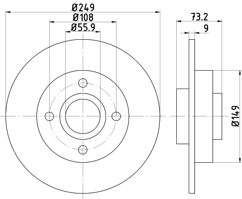 Brake Disc (MDC2031)