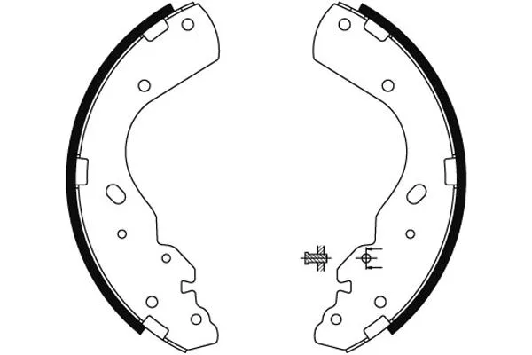 Brake Shoe Set (MFR491)