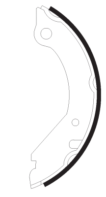 Brake Shoe Set, parking brake (MFR106)