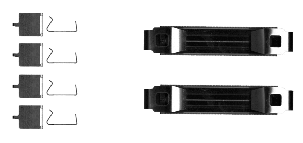 Accessory Kit, disc brake pad (MBA0029)