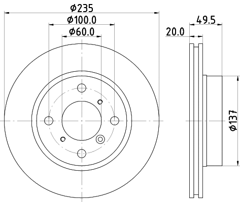 Brake Disc (MDC1059)
