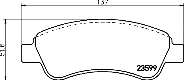 Brake Pad Set, disc brake (MDB2183)