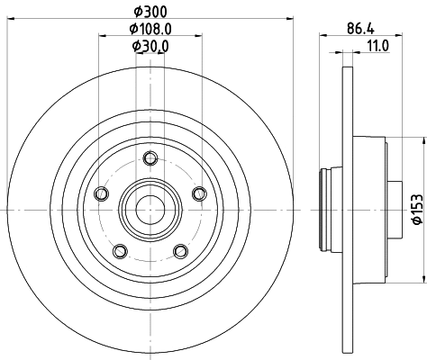 Brake Disc (MDC1893)