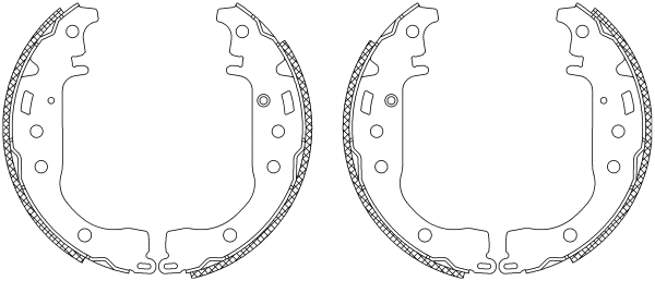 Brake Shoe Set (MSK228)