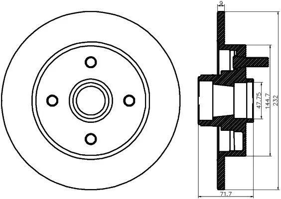 Brake Disc (MDC1291)