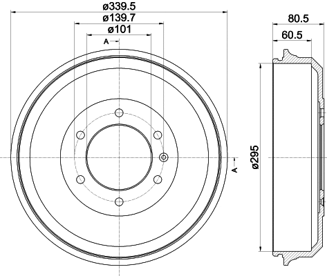 Brake Drum (MBD387)