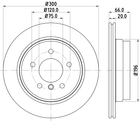 Brake Disc (MDC2232)
