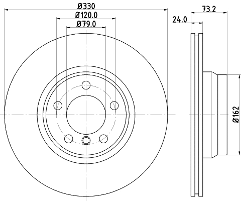 Brake Disc (MDC2534)