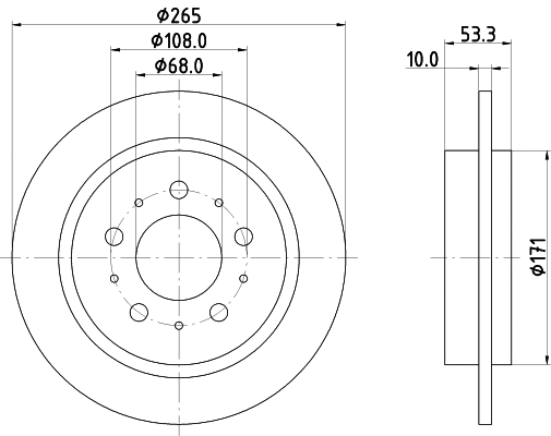 Brake Disc (MDC1078)