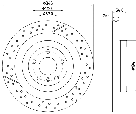 Brake Disc (MDC2901C)