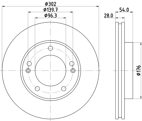 Brake Disc (MDC1797)