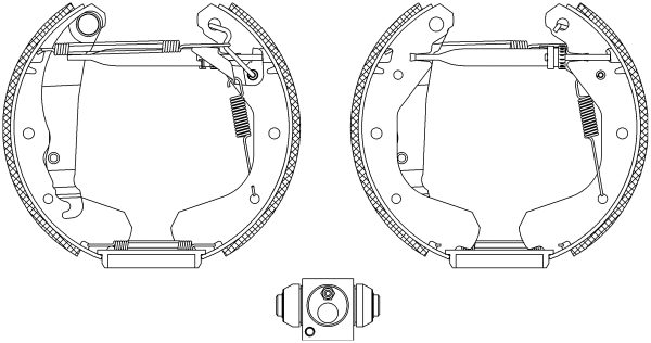 Brake Shoe Set (MSP041)