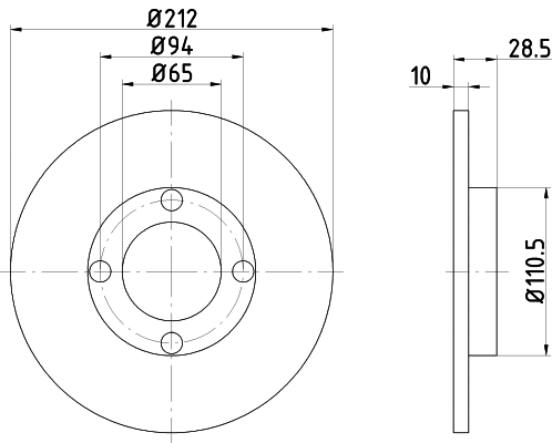 Brake Disc (MDC1101)