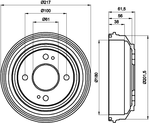 Brake Drum (MBD221)