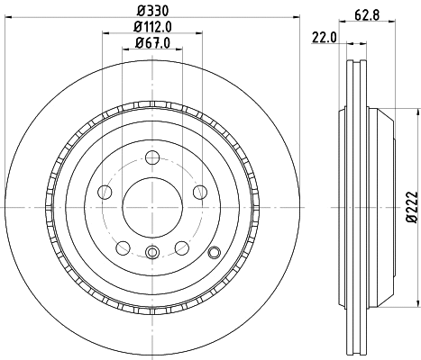 Brake Disc (MDC2065)