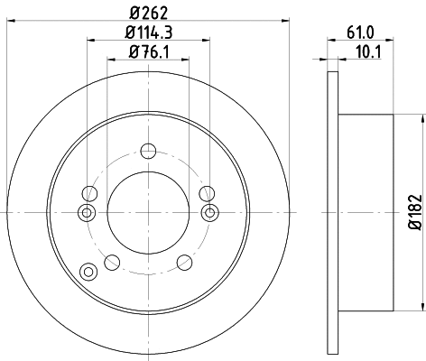 Brake Disc (MDC2125)