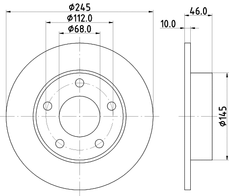 Brake Disc (MDC1123)