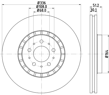 Brake Disc (MDC1613)