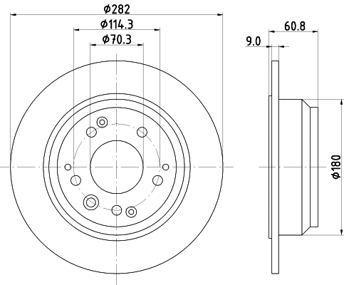 Brake Disc (MDC999)