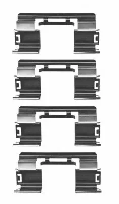 Accessory Kit, disc brake pad (MBA1813)