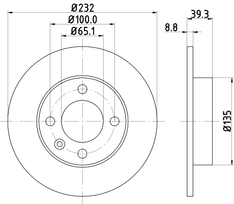 Brake Disc (MDC1470)