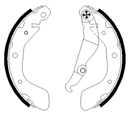 Brake Shoe Set (MFR719)