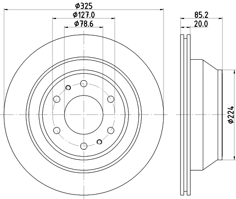 Brake Disc (MDC2645)