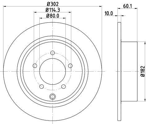 Brake Disc (MDC2524)