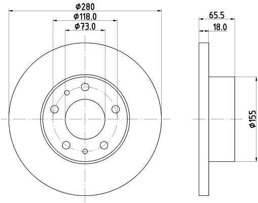 Brake Disc (MDC993)