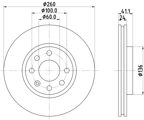 Brake Disc (MDC1455)